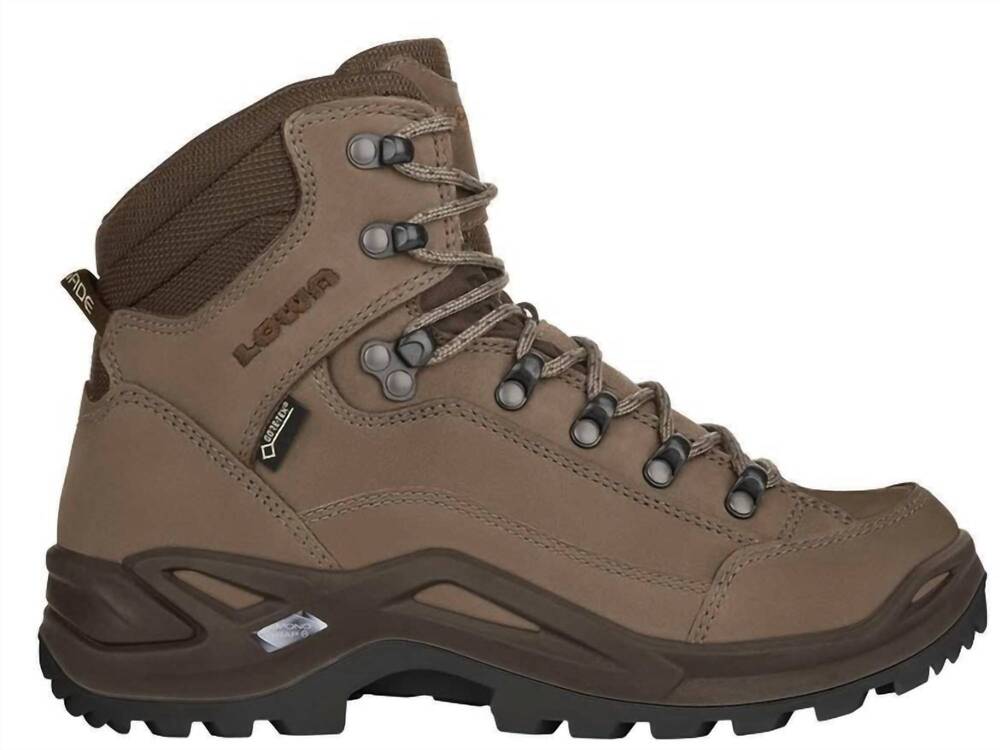 NEW LOWA men's renegade gtx boots in stone/espresso